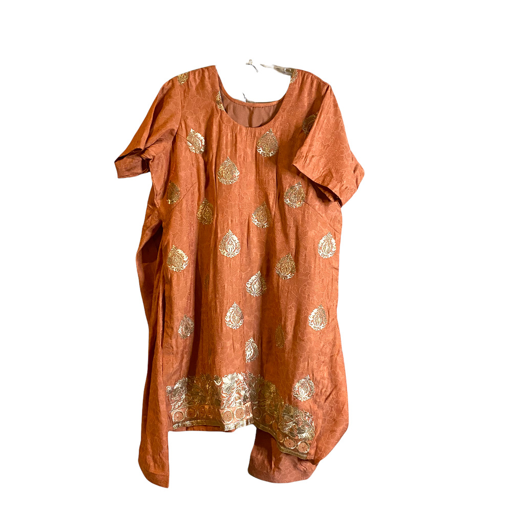 3 Piece India Pants Suit - Gagra Choli - Med/Large Size - Picture 2 of 9